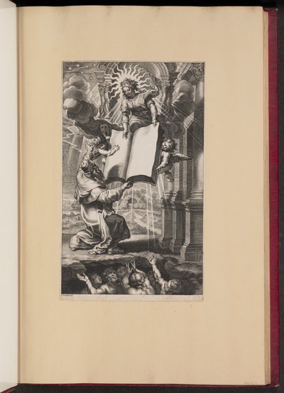 Olivier Boonaerts の「In Ecclesiasticvm Commentarivs...」のタイトル ページ 作： Cornelis Galle I after Sir Peter Paul Rubens