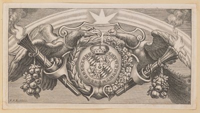 バルタザール コルディエのタイトル ページのビネット、聖ヨハネのギリシャ教父の鎖 作： Cornelis Galle I after Sir Peter Paul Rubens