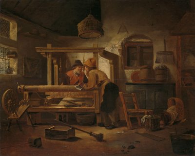 ウィーバーズ ワークショップ 作： Cornelis Gerritsz Decker