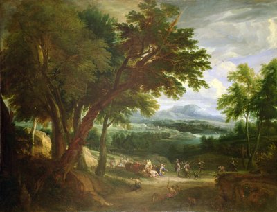 デイビッドとアビゲイル（油彩・キャンバス） 作： Cornelis Huysmans