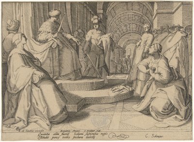 ソロモンの裁き 作： Cornelis Jacobsz. Drebbel