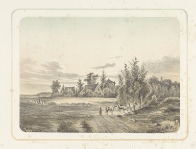 農夫の妻と牛のいる風景 六景（連載タイトル） 作： Cornelis Jan Bolt
