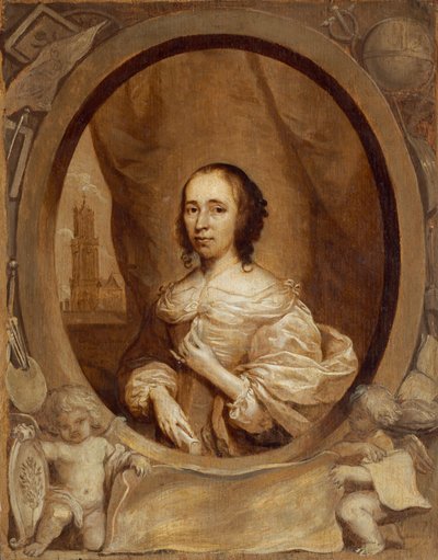 アンナ・マリア・ヴァン・シュルマン、1657年。 作： Cornelis Janssens van Ceulen
