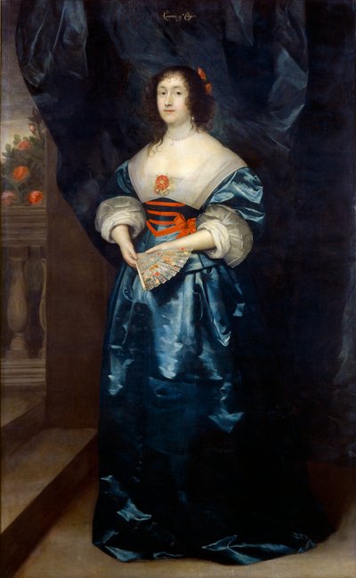 ダイアナ・セシル、エルギン伯爵夫人、c1638 作： Cornelis Janssens van Ceulen