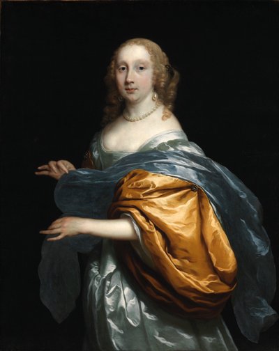 マダム・チューリップ、1660年。 作： Cornelis Janssens van Ceulen