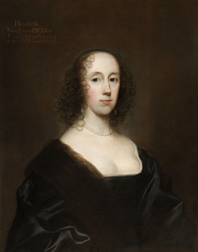 エリザベス・ホルテ王の肖像、1636年。 作： Cornelis Janssens van Ceulen