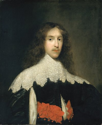 紳士の肖像、カリフォルニア州。 1635-1640。 作： Cornelis Janssens van Ceulen