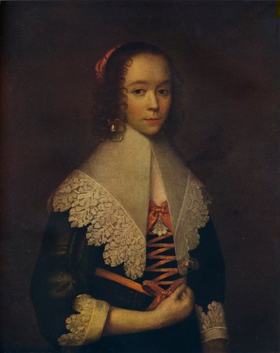 少女の肖像画、17世紀、1916 作： Cornelis Janssens van Ceulen