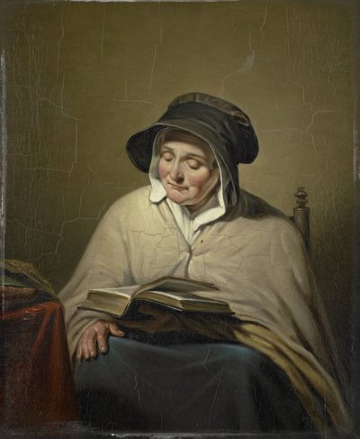 老婦人読書 作： Cornelis Kruseman