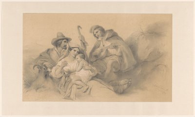 安息の同胞 作： Cornelis Kruseman