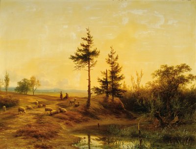広大なヒースの風景 作： Cornelis Lieste