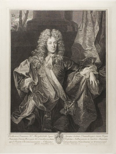 ヘニング・マイヤークロンの肖像 作： Cornelis Martinus Vermeulen