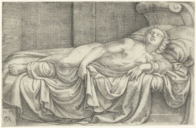 クレオパトラの死 作： Cornelis Massijs