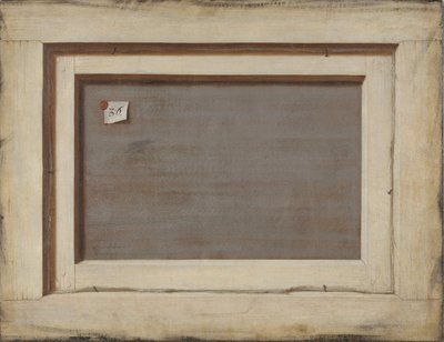 トロンプルーイル。額入り絵画の逆、1668年-1672年 作： Cornelis Norbertus Gijsbrechts