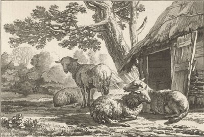羊飼い 作： Cornelis Ploos van Amstel (signed by artist)