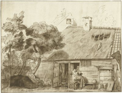 農場製図工 作： Cornelis Ploos van Amstel (signed by artist)