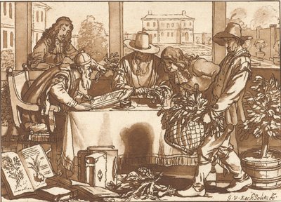 植物学者 作： Cornelis Ploos van Amstel
