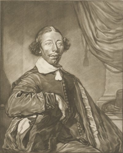 男の肖像 作： Cornelis Ploos van Amstel