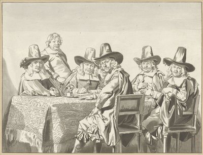 ハールレムの孤児院の摂政 作： Cornelis Ploos van Amstel