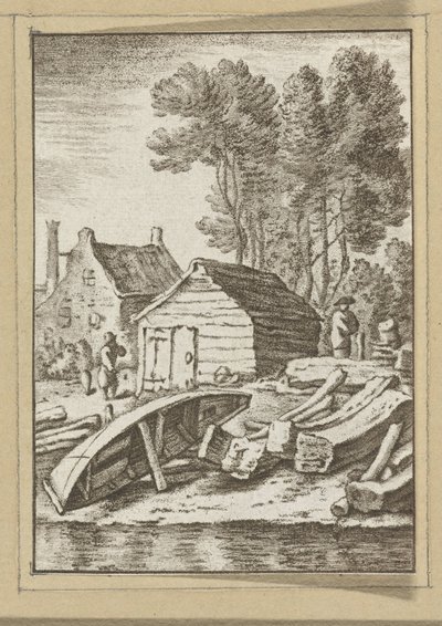 シュイテンメーカーヴェルフ 版画（連載タイトル） 作： Cornelis Ploos van Amstel