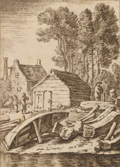 造船所、1761 年、1765 年発行。 作： Cornelis Ploos van Amstel