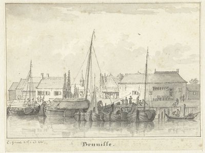 ブルニッセ港の眺め 作： Cornelis Pronk