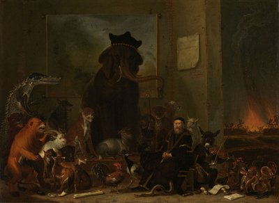 ヨハン・ファン・オルデンバルネヴェルトの裁判に関する風刺 作： Cornelis Saftleven