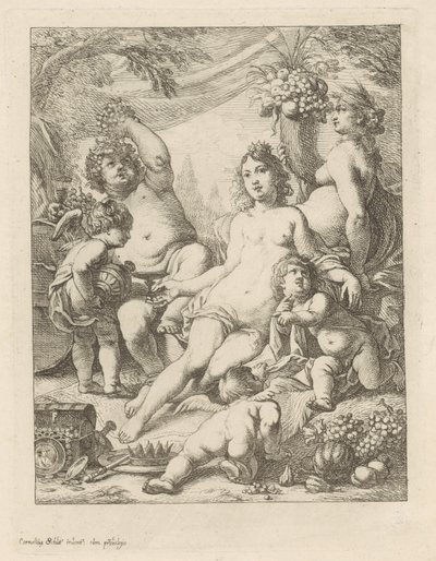 バッカス、ヴィーナス、セレス。 作： Cornelis Schut (I)