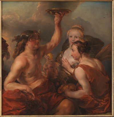 バッカス、セレス、ヴィーナス 作： Cornelis Schut