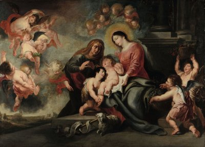 聖母子と聖アンナ 作： Cornelis Schut