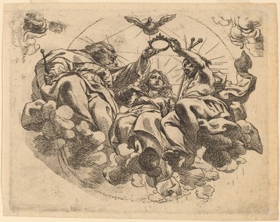 聖母の戴冠式 作： Cornelis Schut I