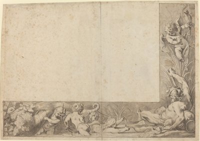 プッティと川の神 作： Cornelis Schut I
