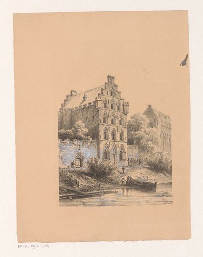 水辺の家々 貴族の家 作： Cornelis Springer