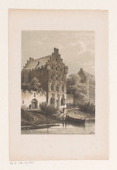 水辺の家々 貴族の家 作： Cornelis Springer