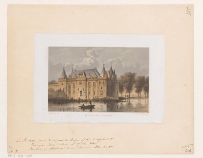 ゴーダ城 Castle ter Goude (オブジェクトのタイトル) 作： Cornelis Springer