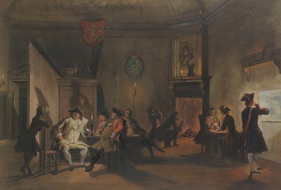 将校とのインテリア 作： Cornelis Troost