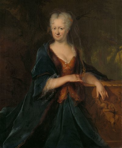 ゲリット・シクターマンの妻、ルイーズ・クリスティーナ・トリップの肖像 作： Cornelis Troost