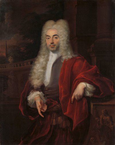男の肖像 作： Cornelis Troost