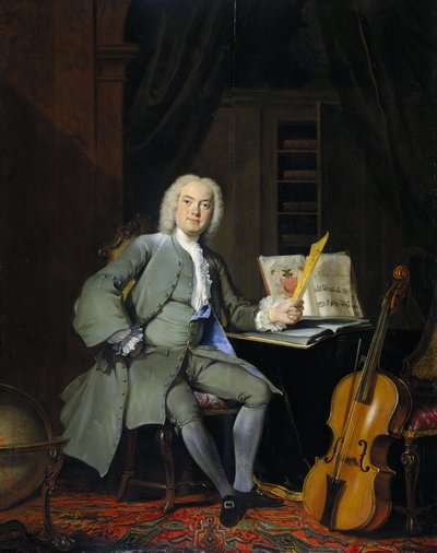 ファンデルメルシュ家の人物の肖像、1736年 作： Cornelis Troost
