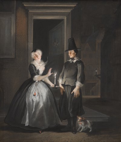 Reinier Adriaanszの愛の宣言、1737 作： Cornelis Troost