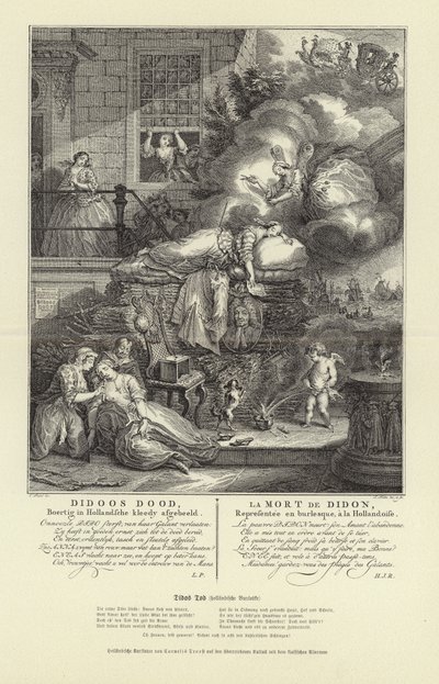 ディドの死 作： Cornelis Troost
