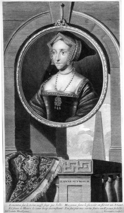ジェーンシーモア、イギリスの女王の配偶者、ヘンリー8世の3番目の妻。 作： Cornelis Vermeulen
