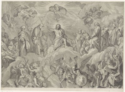 最後の審判（天板） 作： Cornelis Visscher (II)