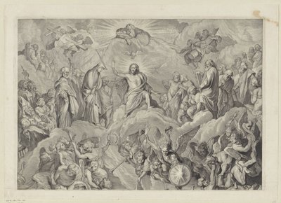 最後の審判（天板） 作： Cornelis Visscher (II)
