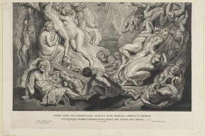 最後の審判（底板） 作： Cornelis Visscher (II)