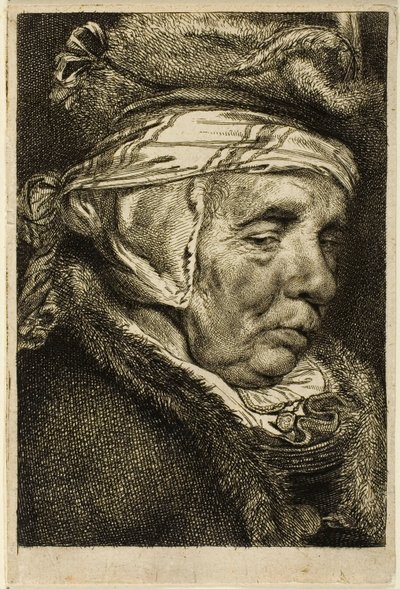 老婆の頭 作： Cornelis Visscher