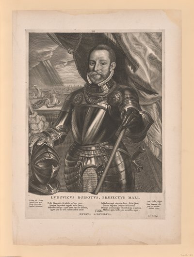 ボワゾのルイ、ゼーラント提督、『Quatuor Personae』より 作： Cornelis Visscher