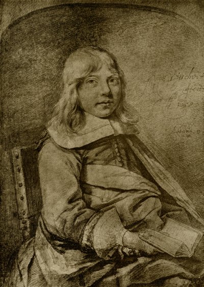 11歳の男の子の肖像画 作： Cornelis Visscher