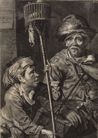 ラットキャッチャー 作： Cornelis Visscher