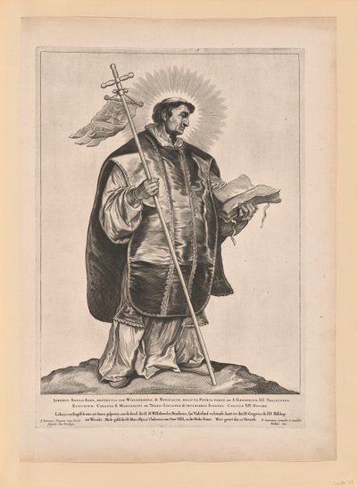 聖マルケリヌス（オランダ南北の聖人より 作： Cornelis Visscher